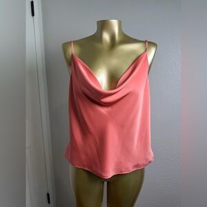 Babaton Satin Cowlneck Camisole M